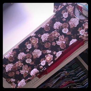 Short sleeve cotton pencil/body con dress